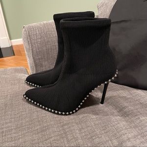 Alexander Wang Vero Cuoio Sock Booties